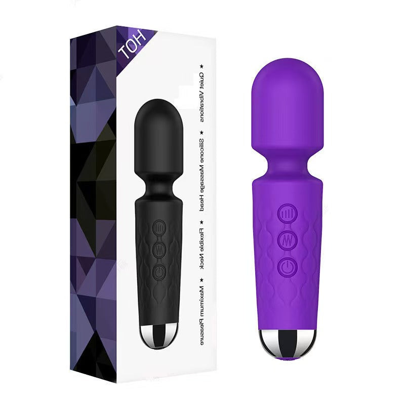 Vibrator Wand,Adult Sex Toy Wand, G Spot Dildo, Clit Vibrator, Sex Vibrators,Clitoris Stimulation,with 8 Speeds & 20 Patterns, Quiet,Fully Waterproof,Vibrating Wand for her Pleasure