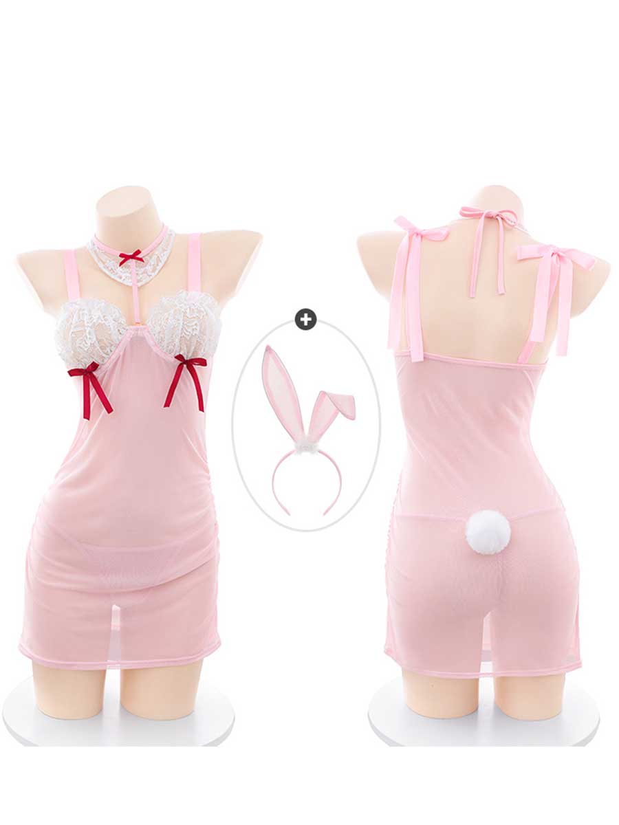 Plus Size Bunny Cosplay Lingerie Dress
