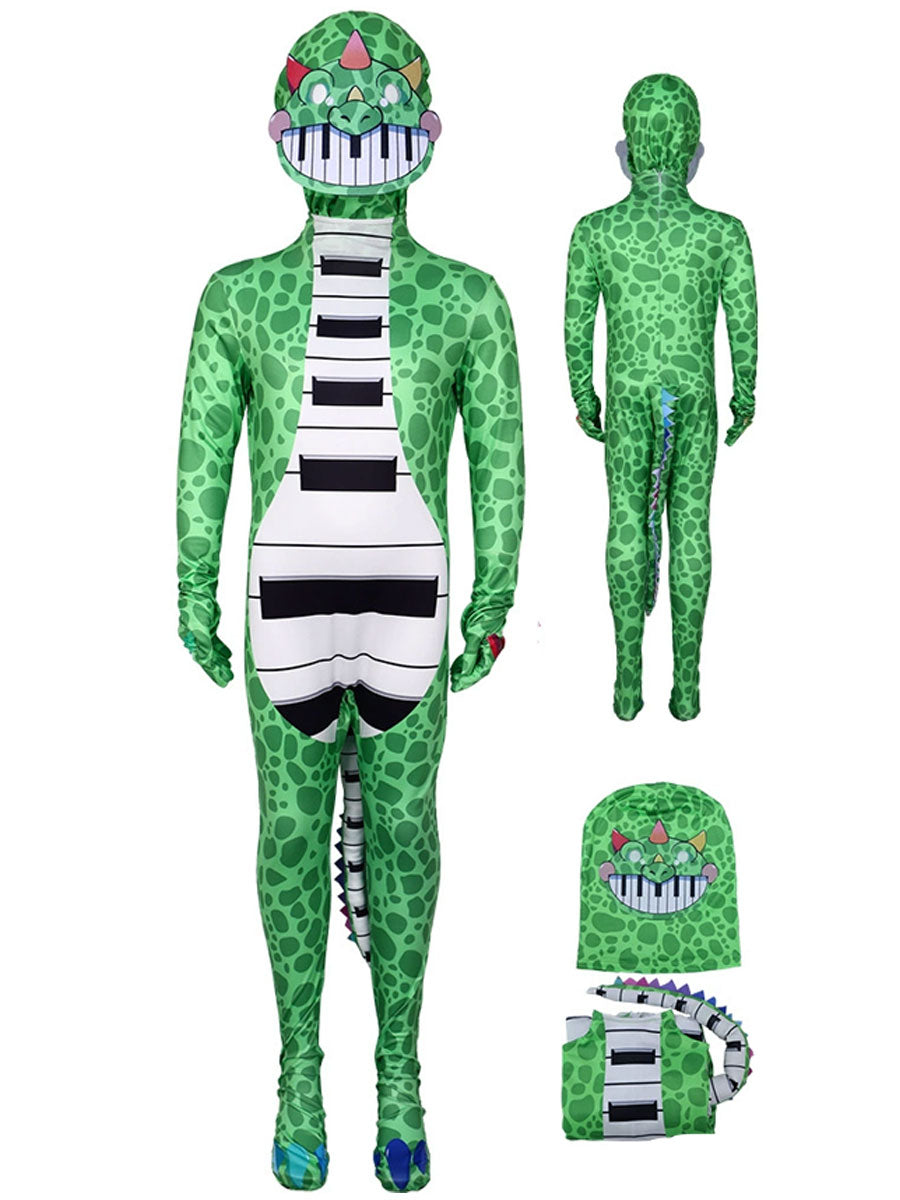 Dinosaur Piano Cosplay Jumpsuit