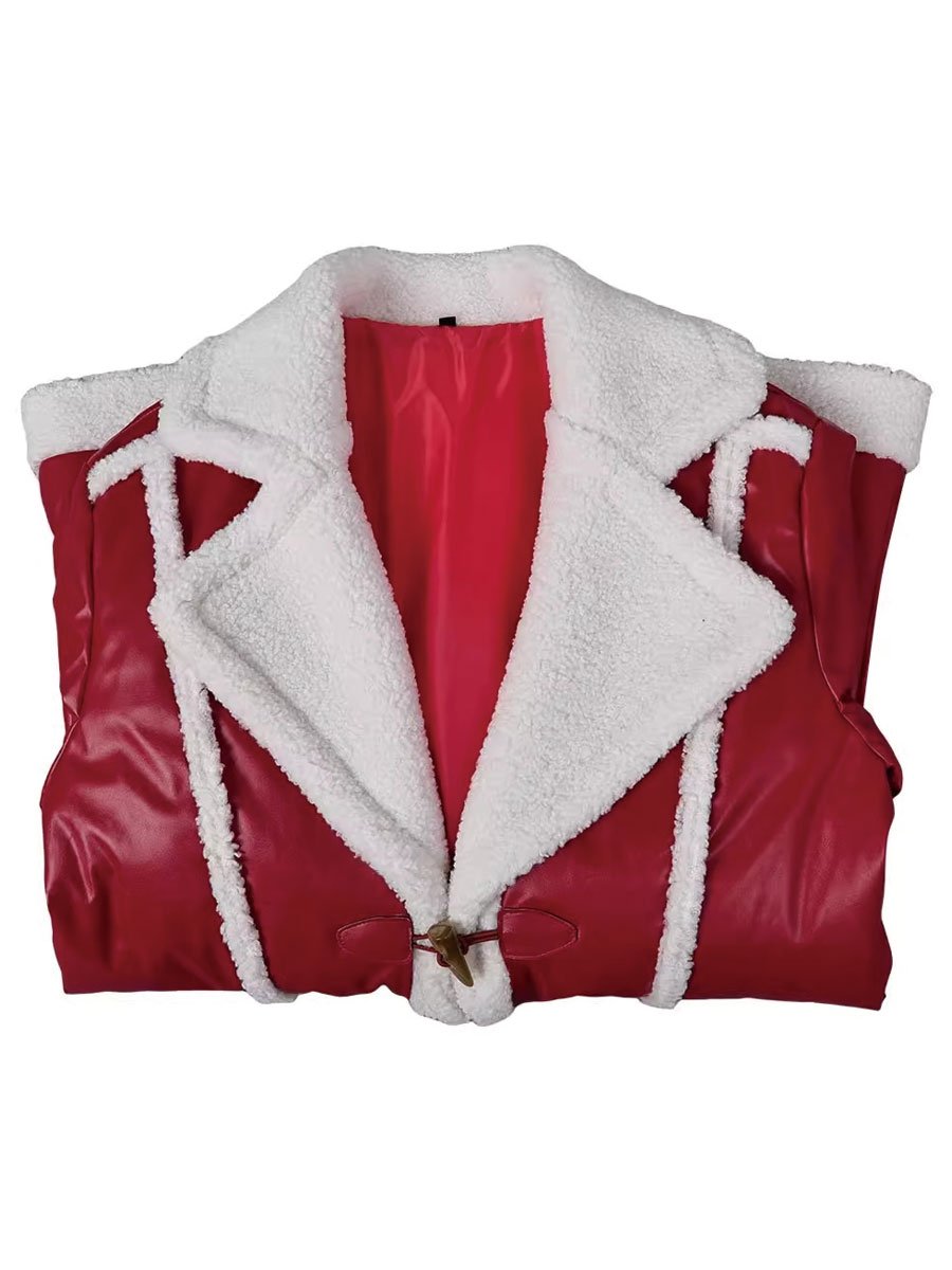 Men's Saint Nick PU Leather Coat