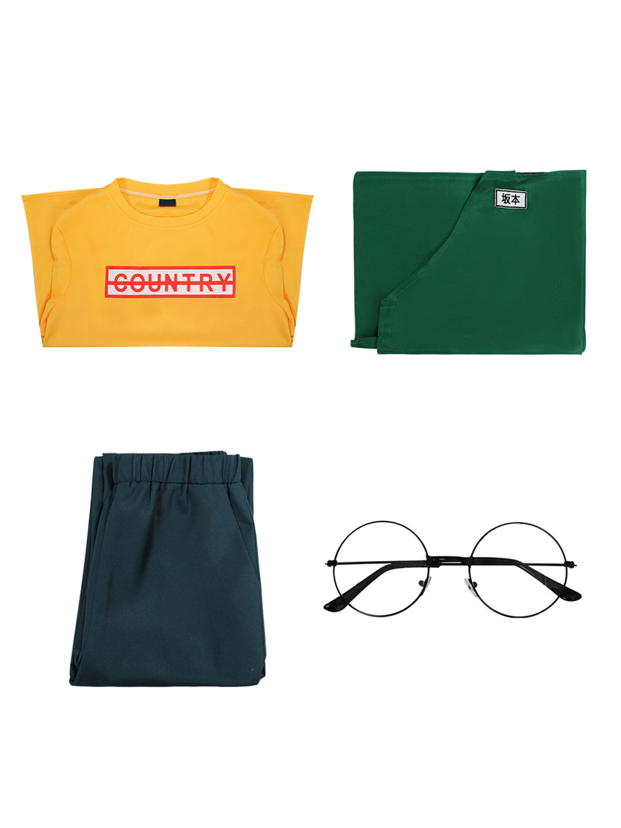 Anime Sakamoto Cosplay Outfit