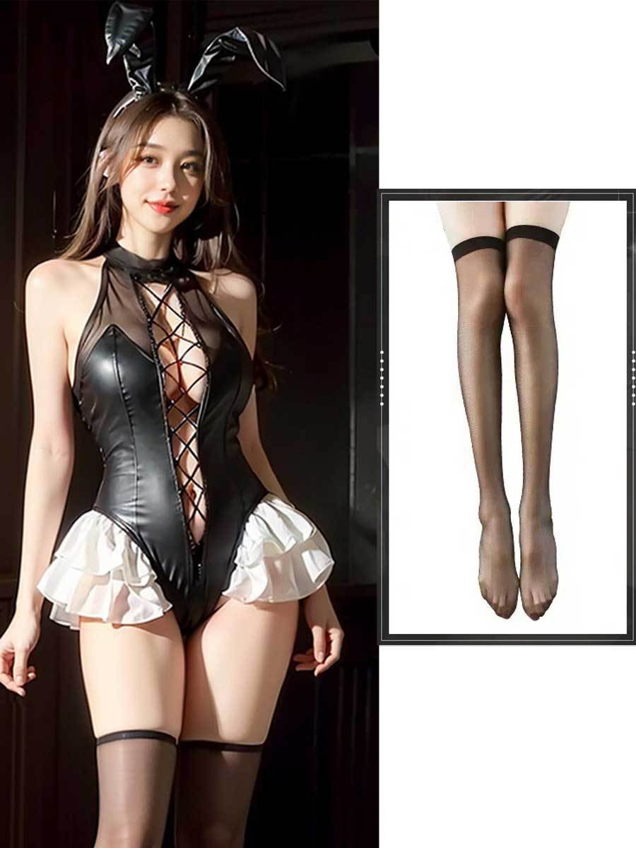 Bunny Girl Crotchless Bodysuit Lingerie