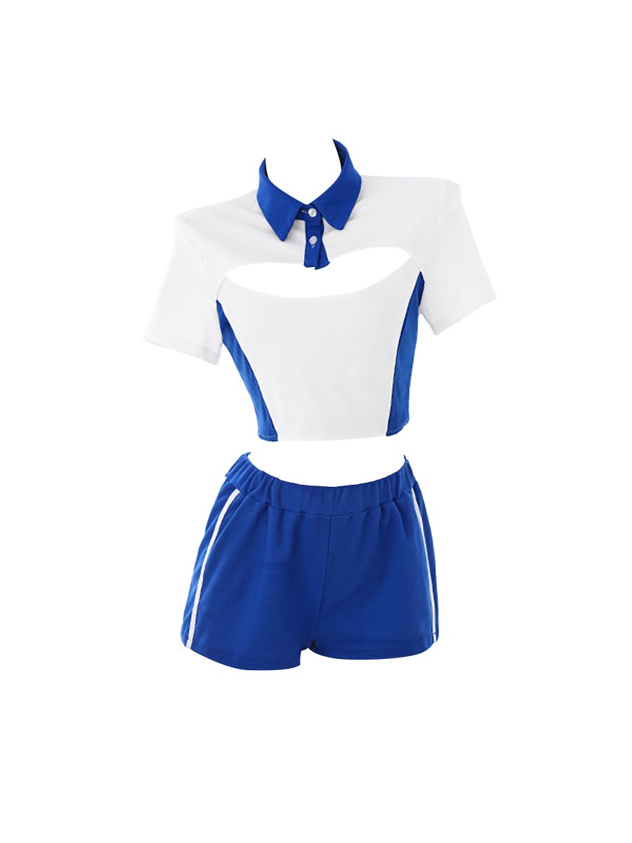 Preppy Two Piece Cheerleader Outfit