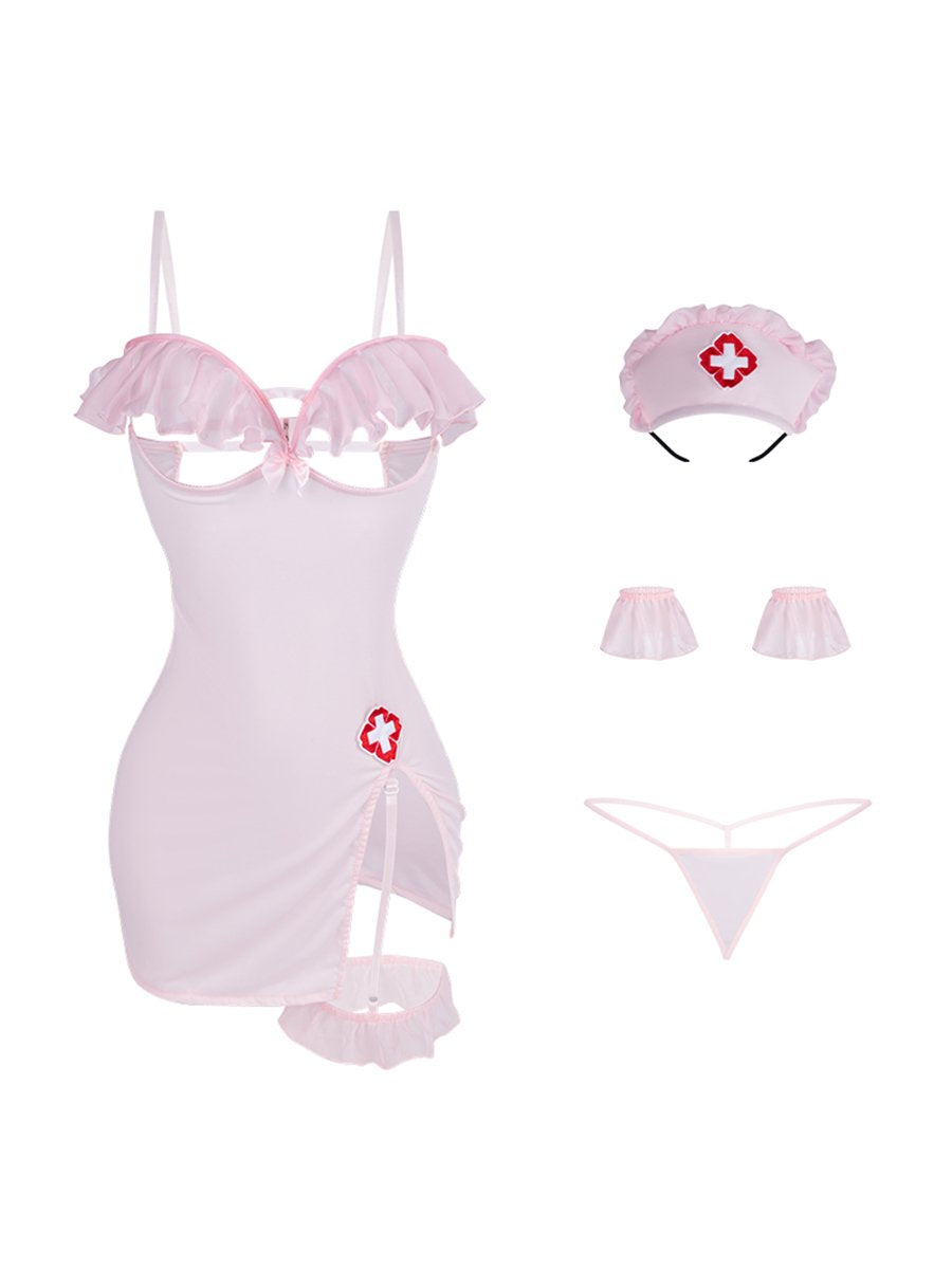 Pink Cupless Nurse Outfit