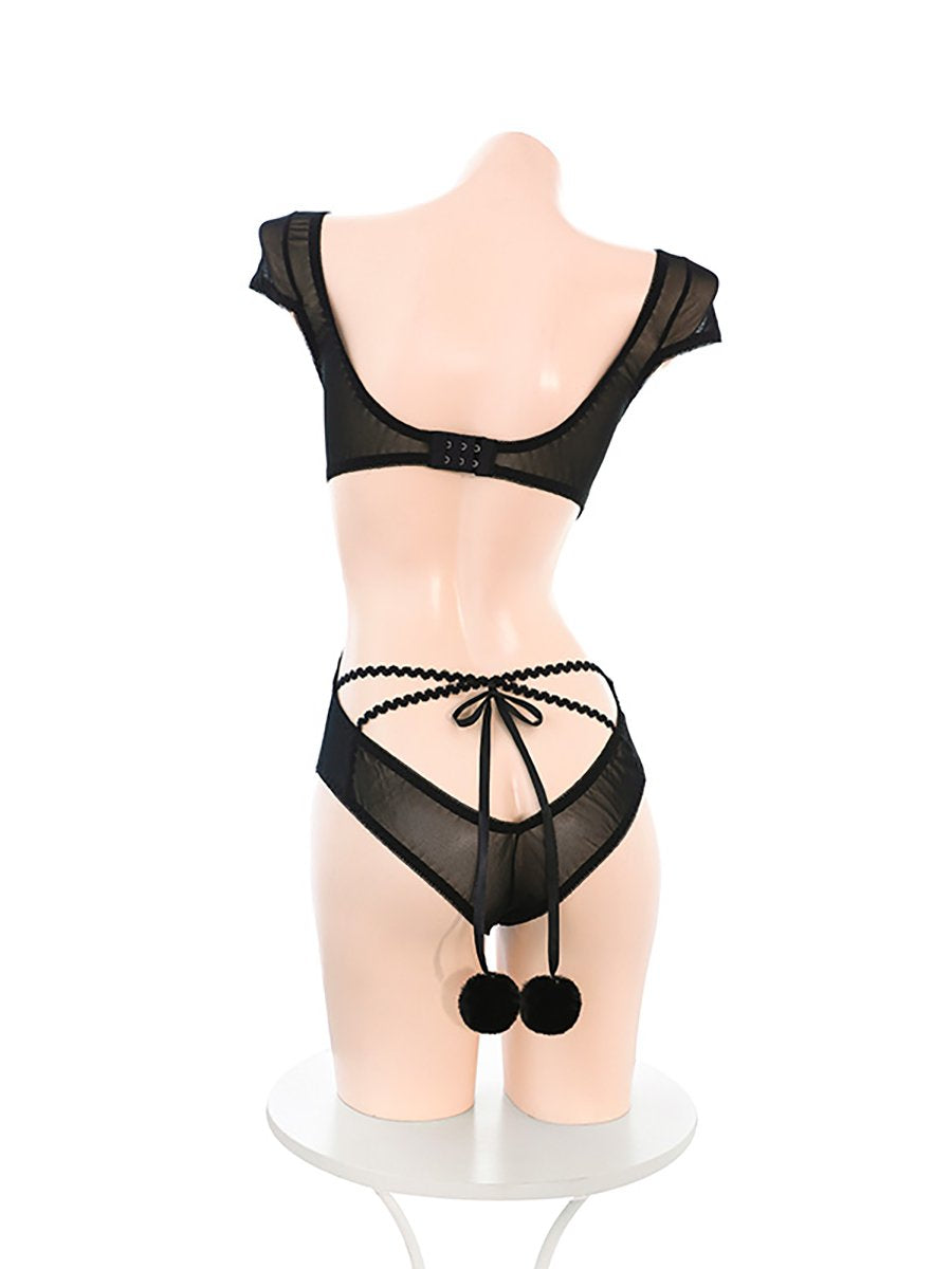 Sheer Bunny One Piece Lingerie