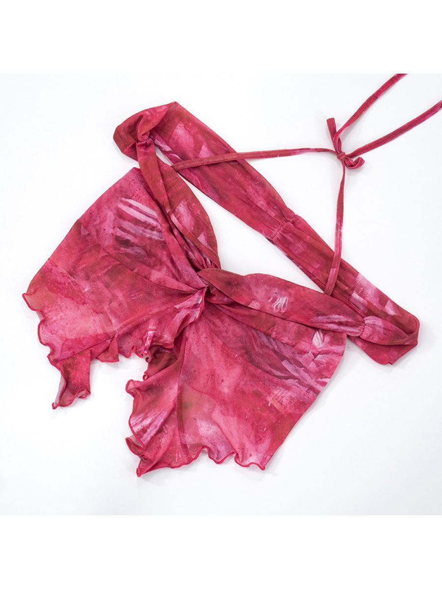 Pink Two-Piece Skirt Set