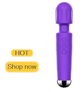 Vibrator Wand,Adult Sex Toy Wand, G Spot Dildo, Clit Vibrator, Sex Vibrators,Clitoris Stimulation,with 8 Speeds & 20 Patterns, Quiet,Fully Waterproof,Vibrating Wand for her Pleasure