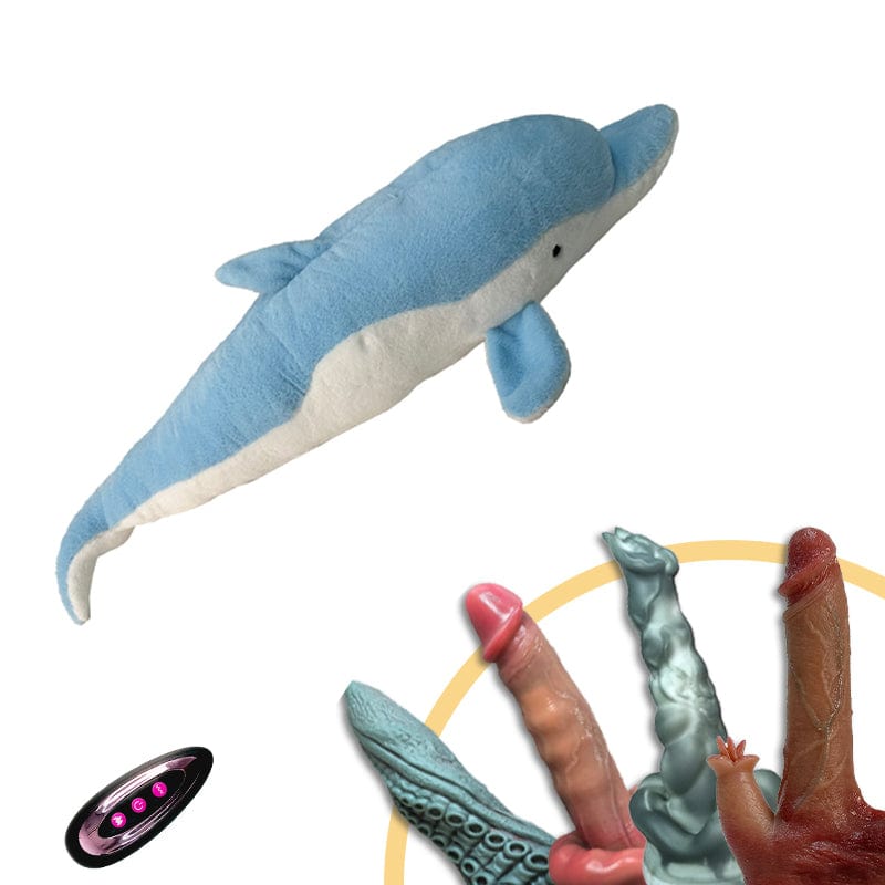 Plush Dildo Machine Thrusting Licking Dildo Machine Sex Toy With Remote Control