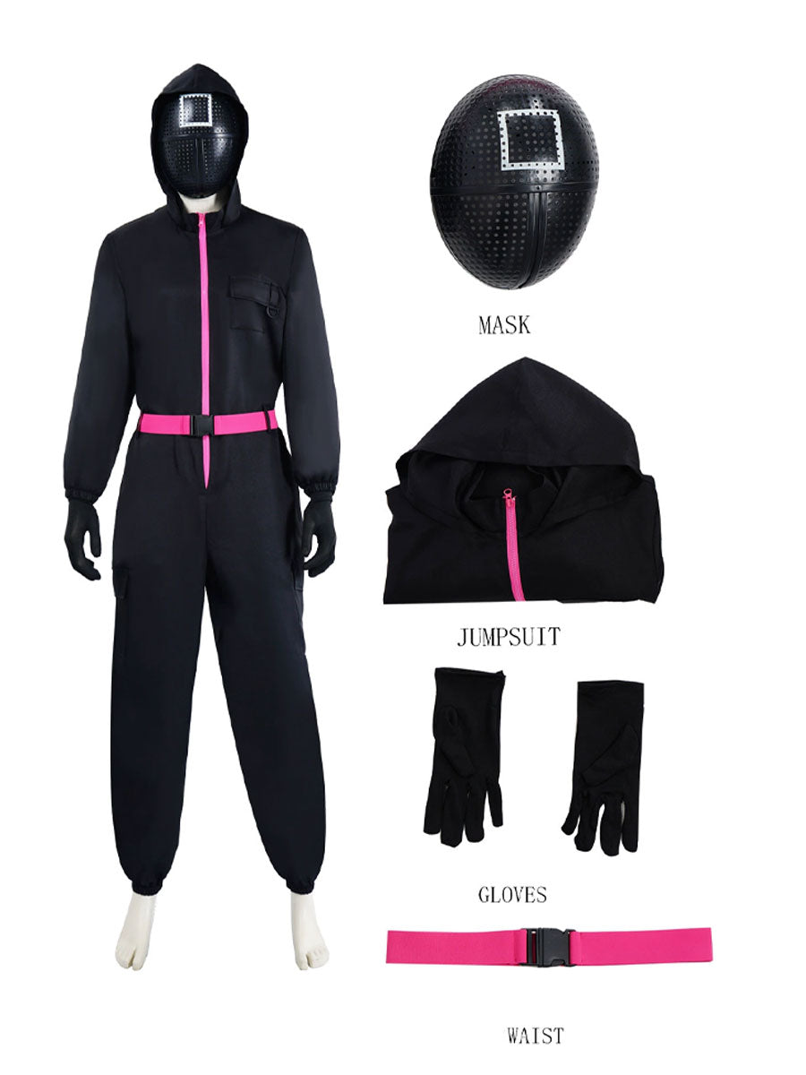 Black Game Guard Jumpsuit