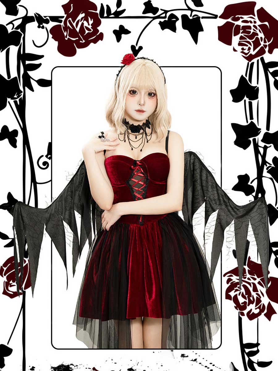 Dark Angel Outfit with Wing