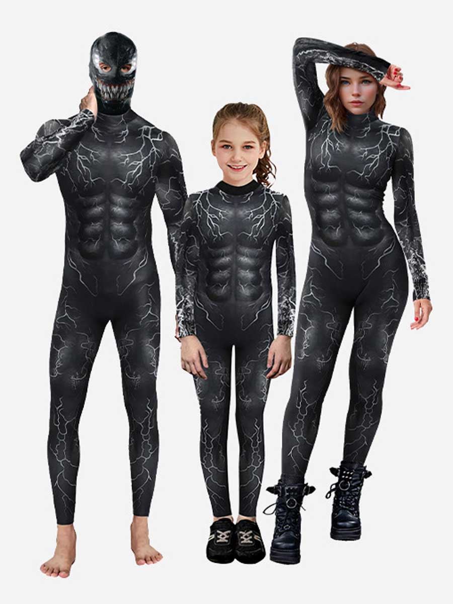 Family Super Human Cosplay Jumpsuit