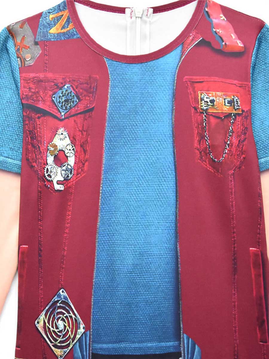 Zombies 3D Print Cosplay Jumpsuit
