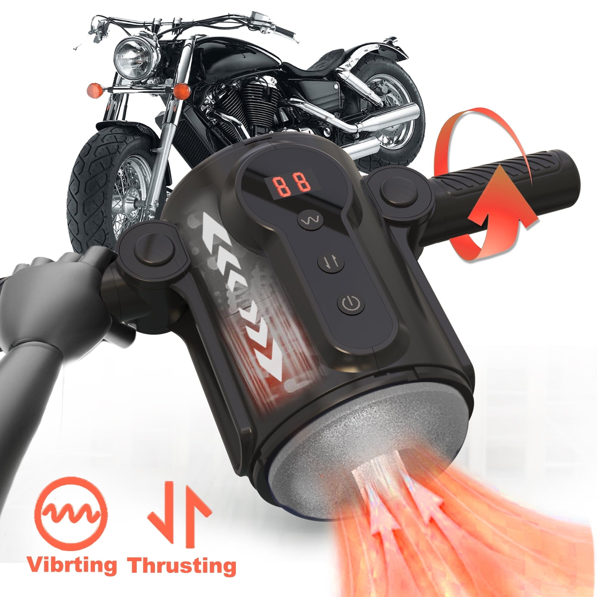 Aroselove - Automatic Male Masturbator for Man: Game Cup Pulse - Telescopic Vibration - Aroselove