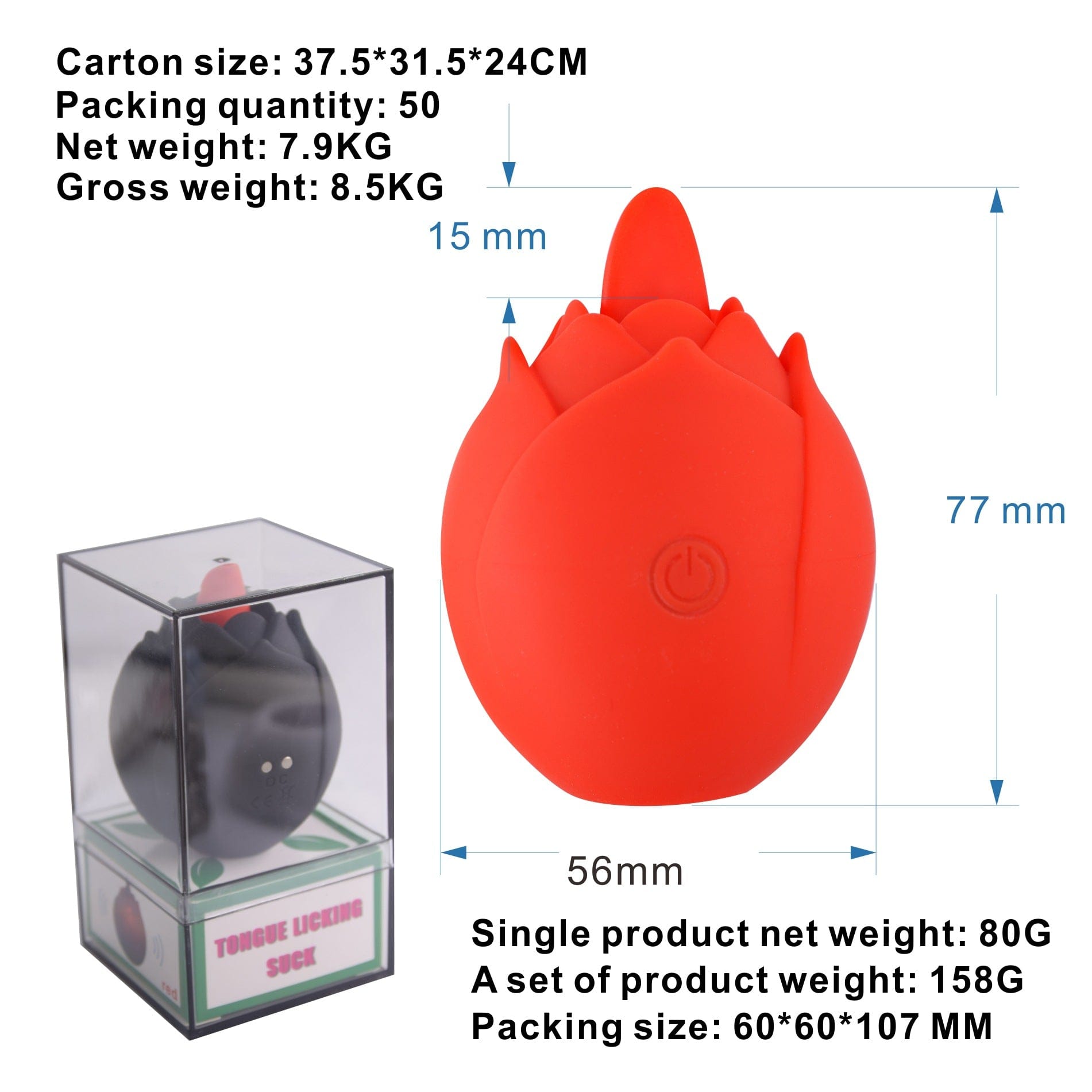 Aroselove - Rose Vibration Jump Egg Wireless Remote Control App - Aroselove