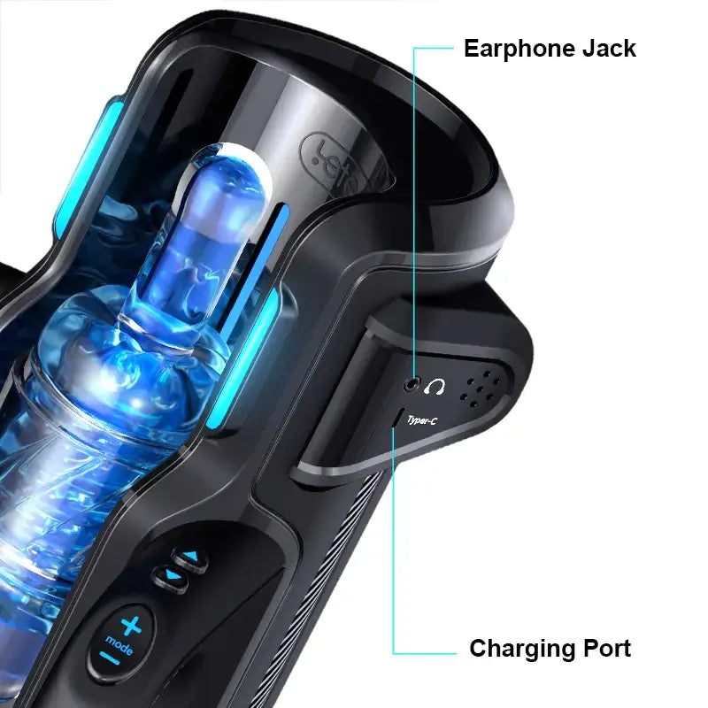 10 Thrusting High-speed Motor Masturbator Cup with Phone Holder