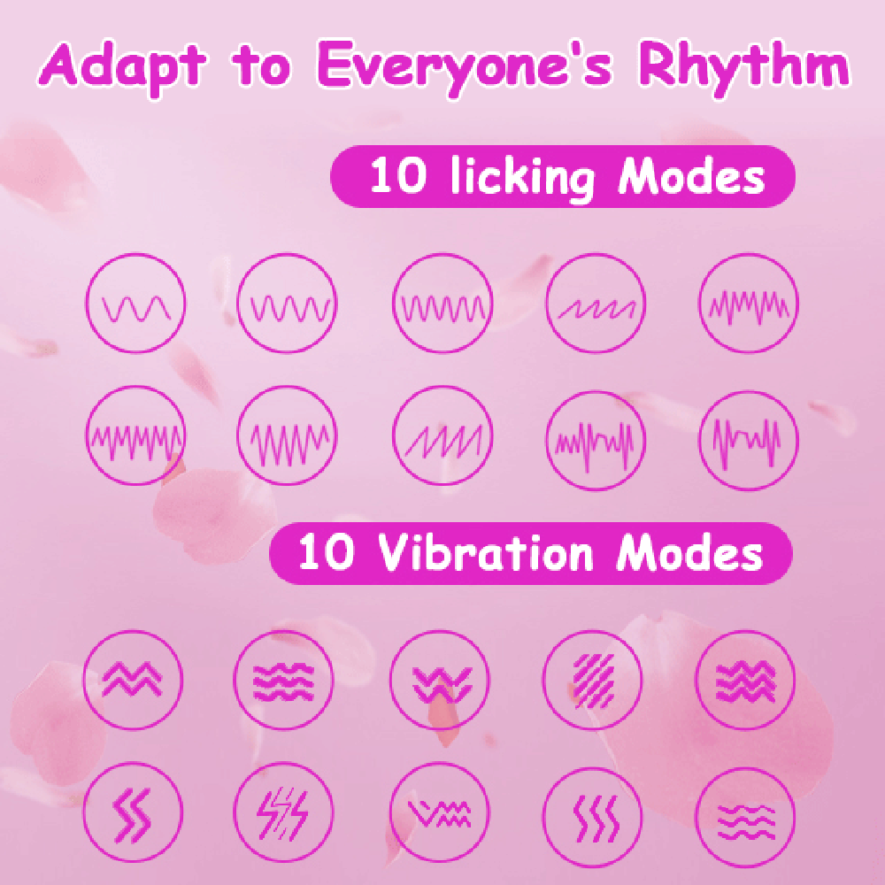 Aroselove -Rose Toy Vibrator For Wome Clitoral Tongue Licking Vibrator - Aroselove