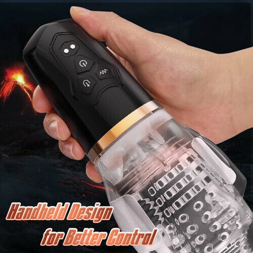 Aroselove -  Veronica 4.0 Sucking & Vibrating Transparent Male Masturbation Cup - Aroselove