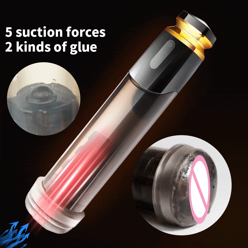 Aroselove - Electric Penis Enlargement Male Masturbation Cup Water Bath Air Vacuum Pump - Aroselove