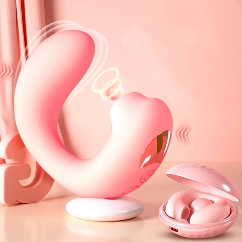 Aroselove - Sucking Jump Egg Bomb Female Masturbation Device Wearing Vibration Rods - Aroselove