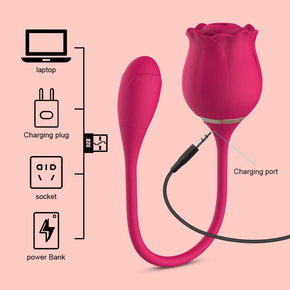 Aroselove - Rose Vibrators Sucker Oral Vagina Sucking Vibrator - Aroselove