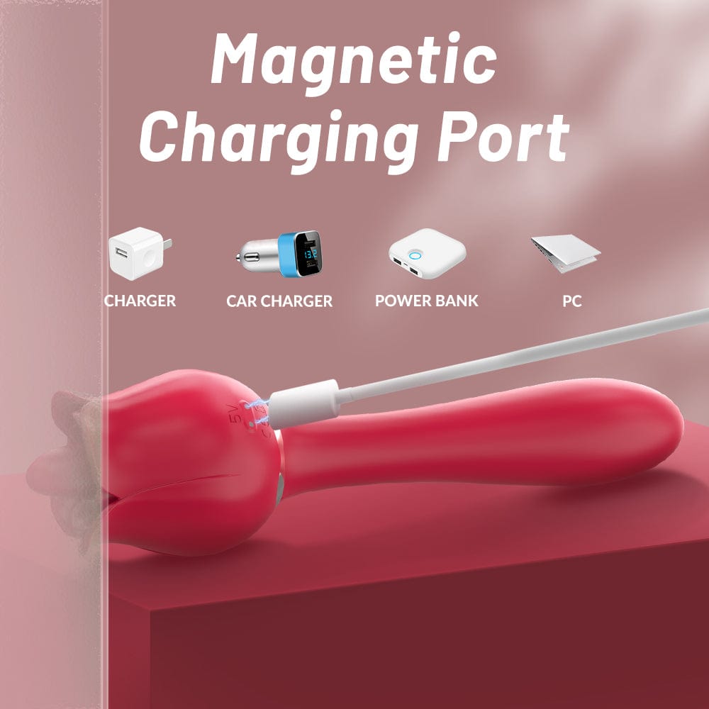 Aroselove - Tongue Rose & G-Sport Sex Toy Oral Licking Stimulate Masturbate Adult Toys Massager For Women - Aroselove