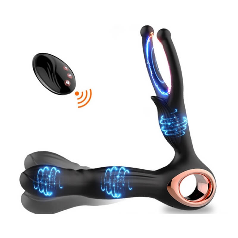 3 IN 1 Wireless Remote Control Male Prostate Massager