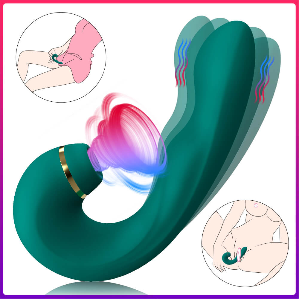 3 in 1 Clitoral Suction & Vibration G-Spot Stimulator