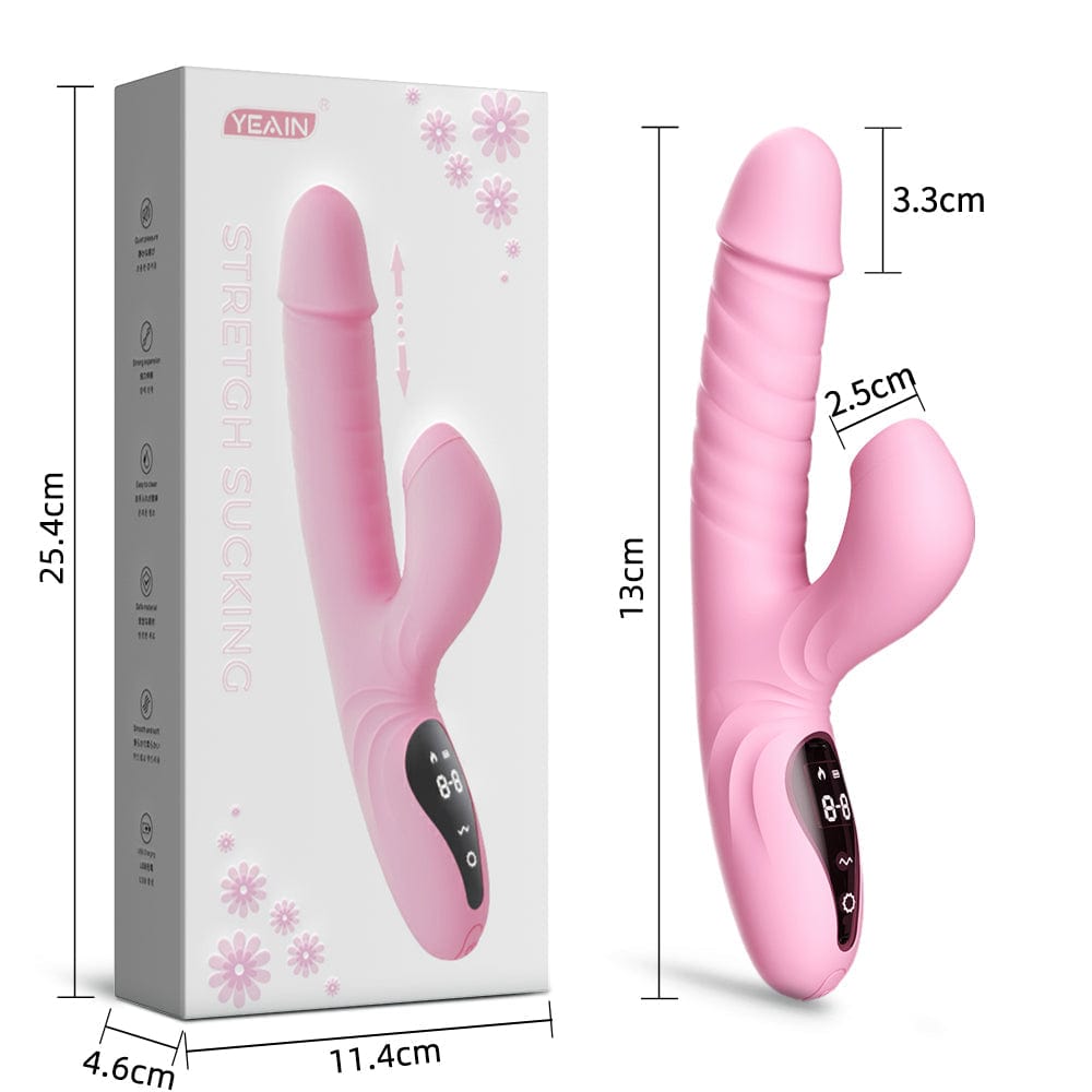Aroselove - Suck Telescopic Heating Vibrator - Aroselove