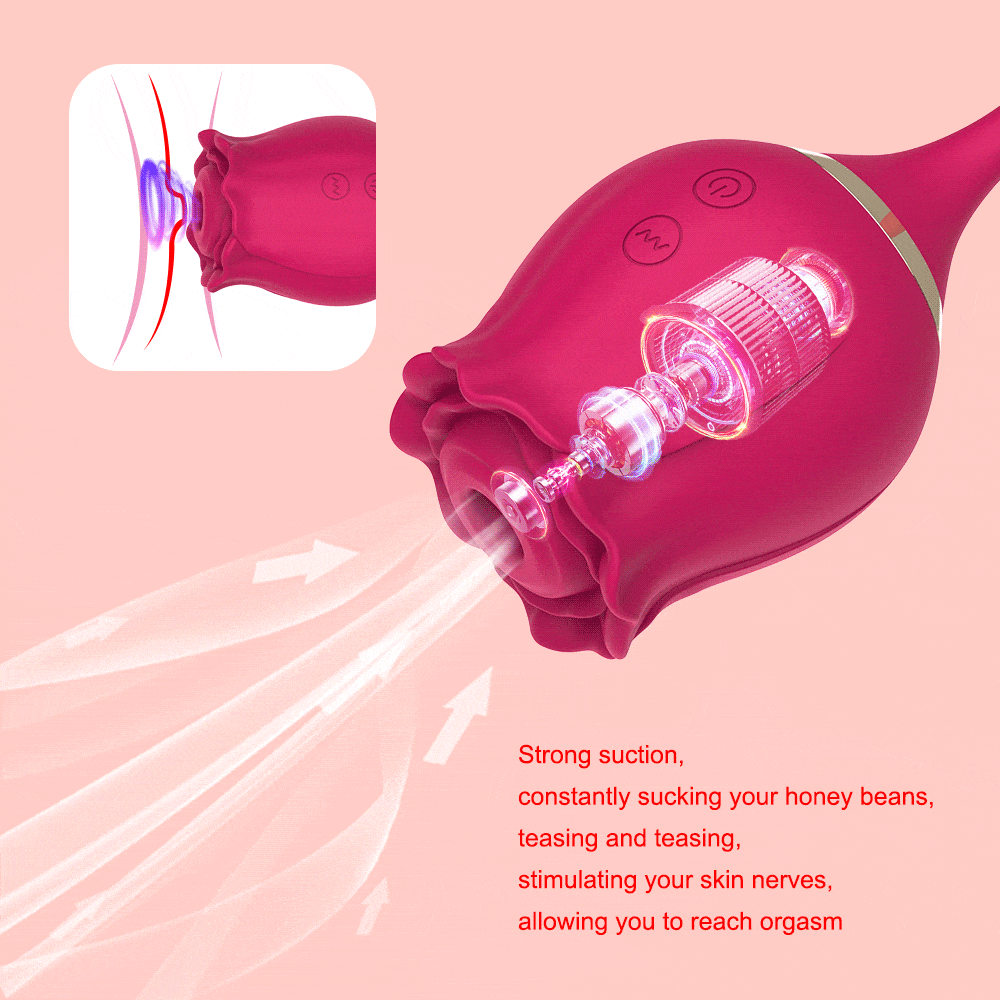 Aroselove - Rose Vibrators Sucker Oral Vagina Sucking Vibrator - Aroselove