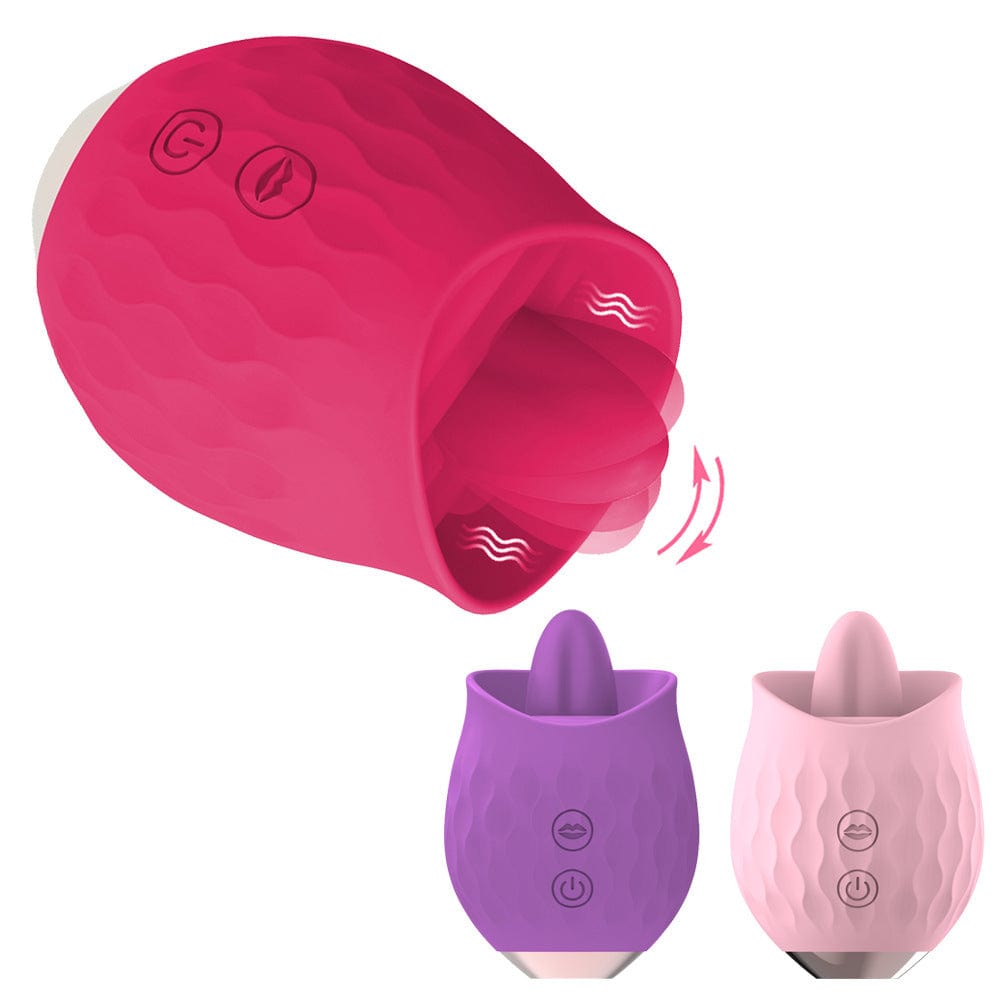 Aroselove -Rose Toy Vibrator For Wome Clitoral Tongue Licking Vibrator - Aroselove