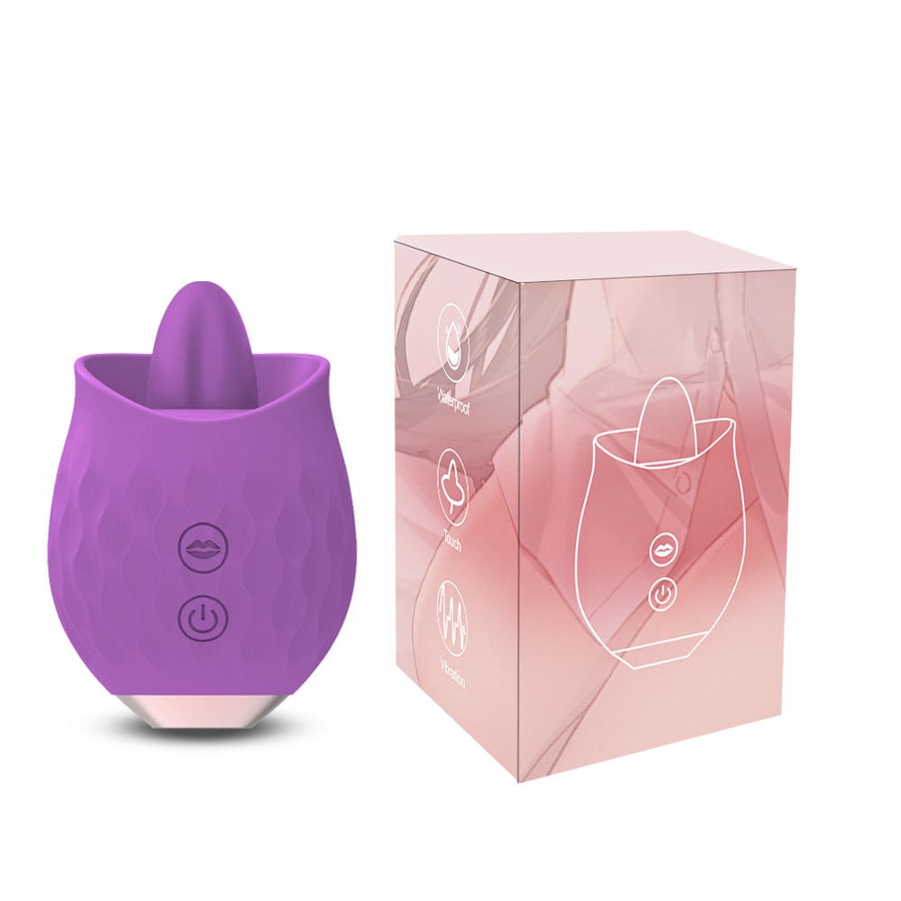 Aroselove -Rose Toy Vibrator For Wome Clitoral Tongue Licking Vibrator - Aroselove