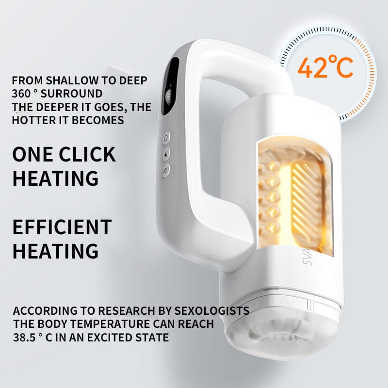 Aroselove - Innovative Hands-Free Pleasure: Multi-Mode Male Masturbation Device with Heating Function - Aroselove