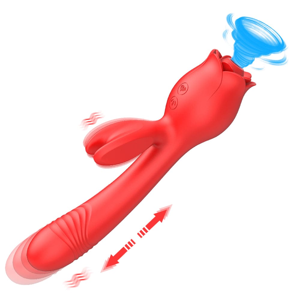 Aroselove - Rose Vibrator G Spot Clitoral Stimulator - Aroselove