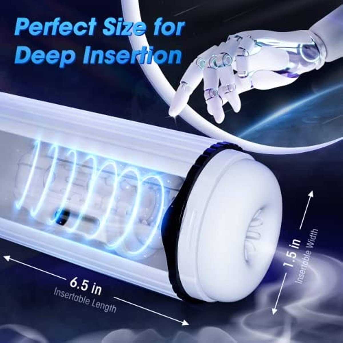 Aroselove - Fantasy Aircraft Cup Men's Fully Automatic Telescopic Warming Pronunciation Electric Masturator - Aroselove