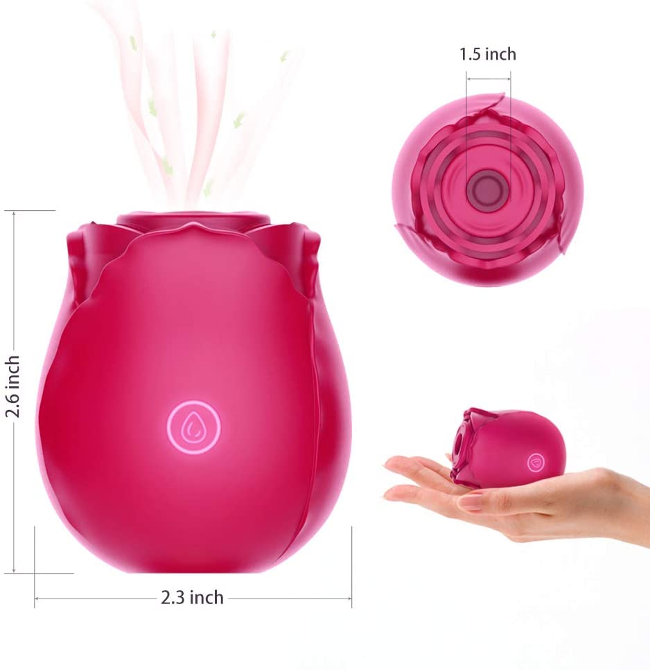 7 Suction Oral Sex Rose Clitoral Stimulator Vibrator