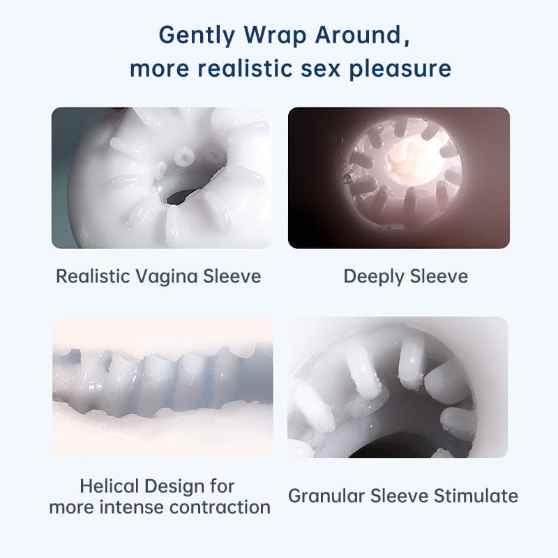 Aroselove - Explorer 3 In 1 Telescopic Sucking Vibration Delayed Ejaculation Masturbation Cup - Aroselove
