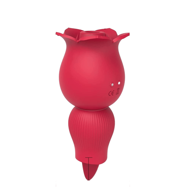 Aroselove - Rose Sucking and Tongue Vibrator 2 in 1 Rose Toy - Aroselove