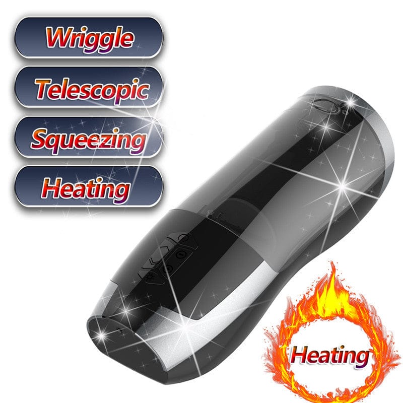 Aroselove - Heating Piston Airplane Cup Men's Electric Telescopic Full-automatic Masturbator - Aroselove