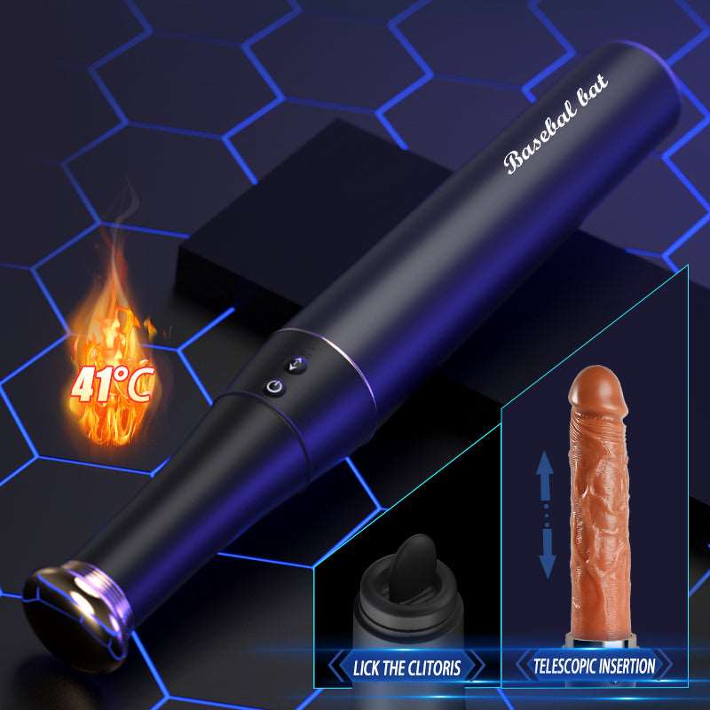 Aroselove - Baseball - Automatic Telescopic Dildo With Tongue Licking And Heating Function - Aroselove