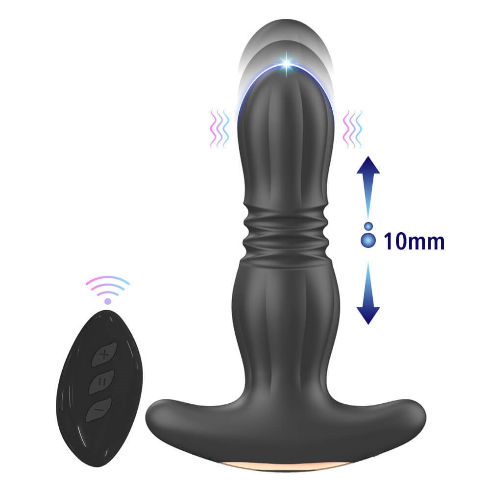 AGAS Thrusting Butt Plug with Remote Control