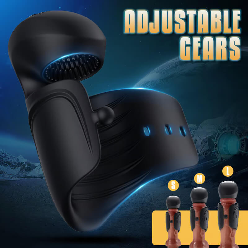 ALIEN Automatic Adjustable Buckle 10 Vibrating Modes Masturbation Cup