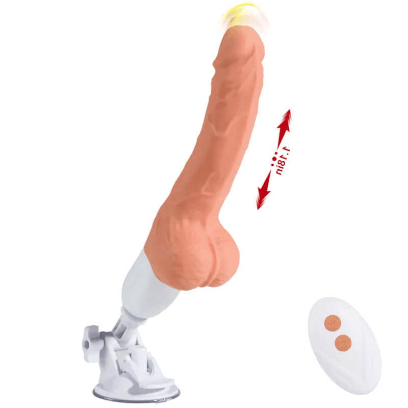 Adam – Suction Cup Realistic Thrusting Vibrating Dildo