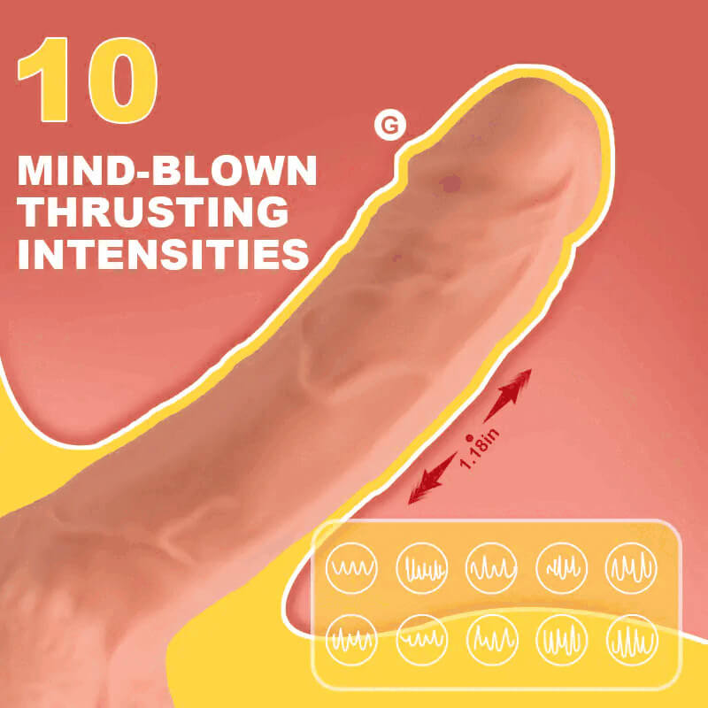 Adam – Suction Cup Realistic Thrusting Vibrating Dildo