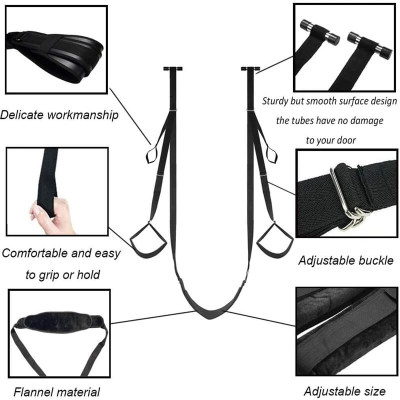 Soft Adjustable Red Sex Swing