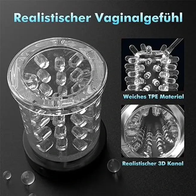 Angus – Hands Free Automatic Male Masturbators Cup 3D Realistic Sleeve With 7 Thrusting & Rotating Modes