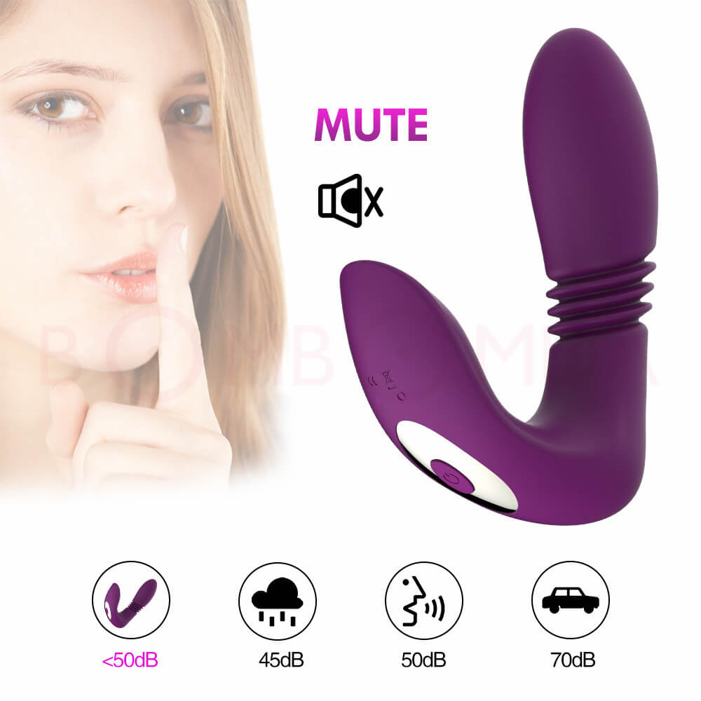 Asisa Unisex Super Powerful 12 Vibrating 3 Thrusting Stimulator