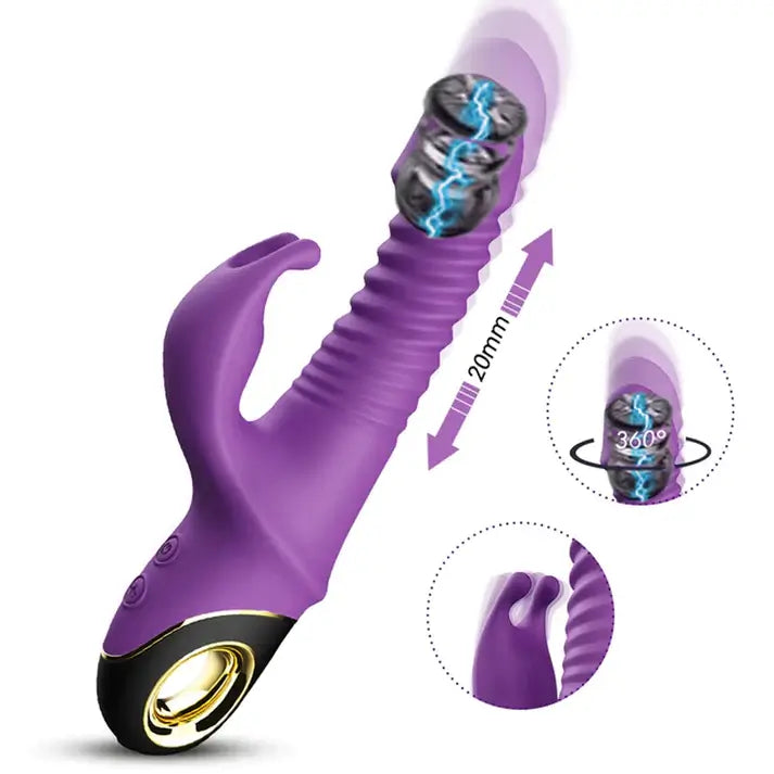 BADDIE POWER THRUST RABBIT VIBRATOR