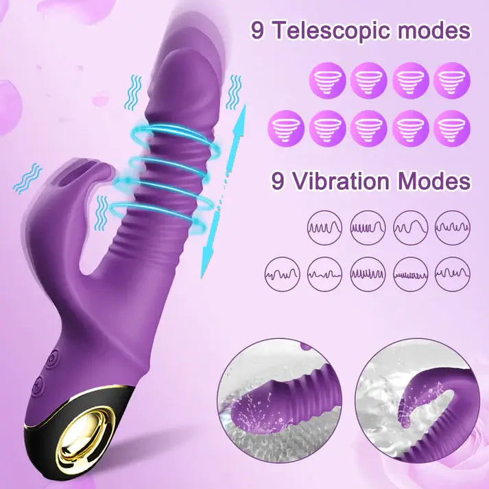 BADDIE POWER THRUST RABBIT VIBRATOR