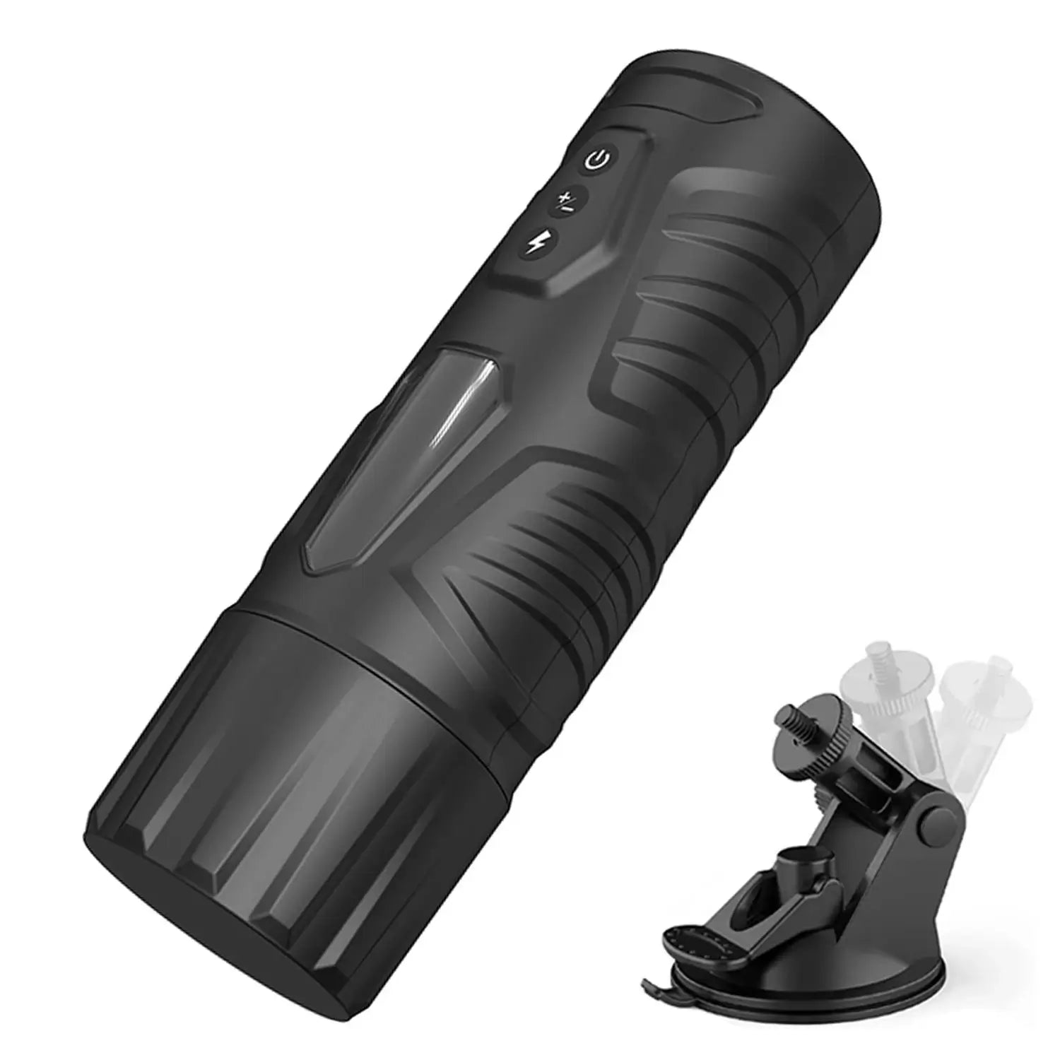 BLACK KNIGHT Automastic Thrusting & Rotating Male Masturbator Sex Toys