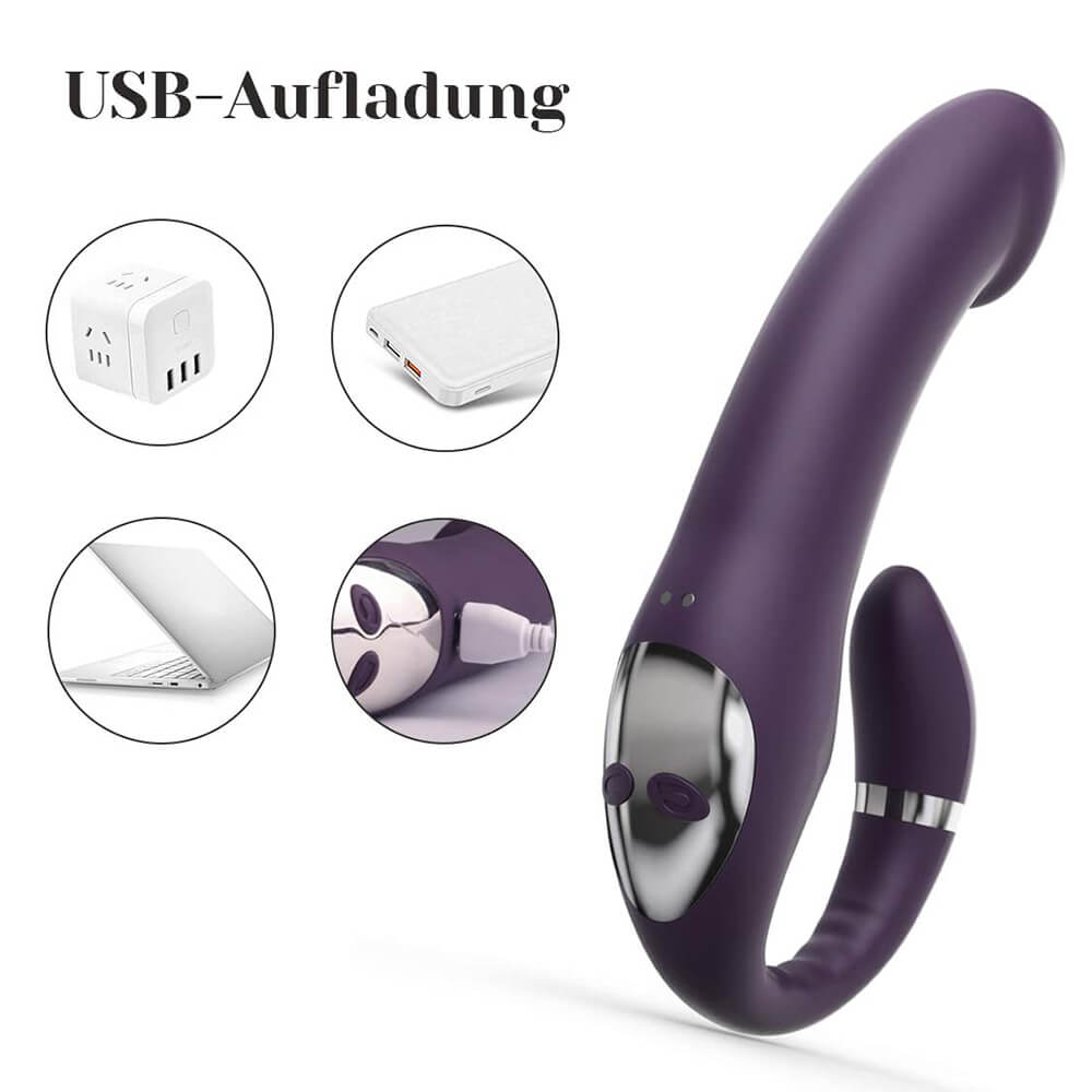 Bestvibe – 3 IN 1 Elegant G-Spot Heating Vibrator Clit Rubbing Massager